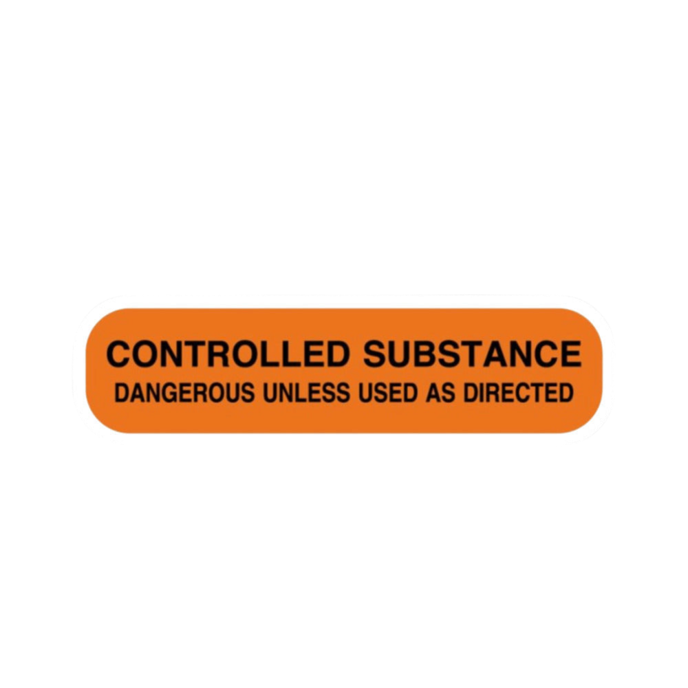 Controlled Substance Sticker
