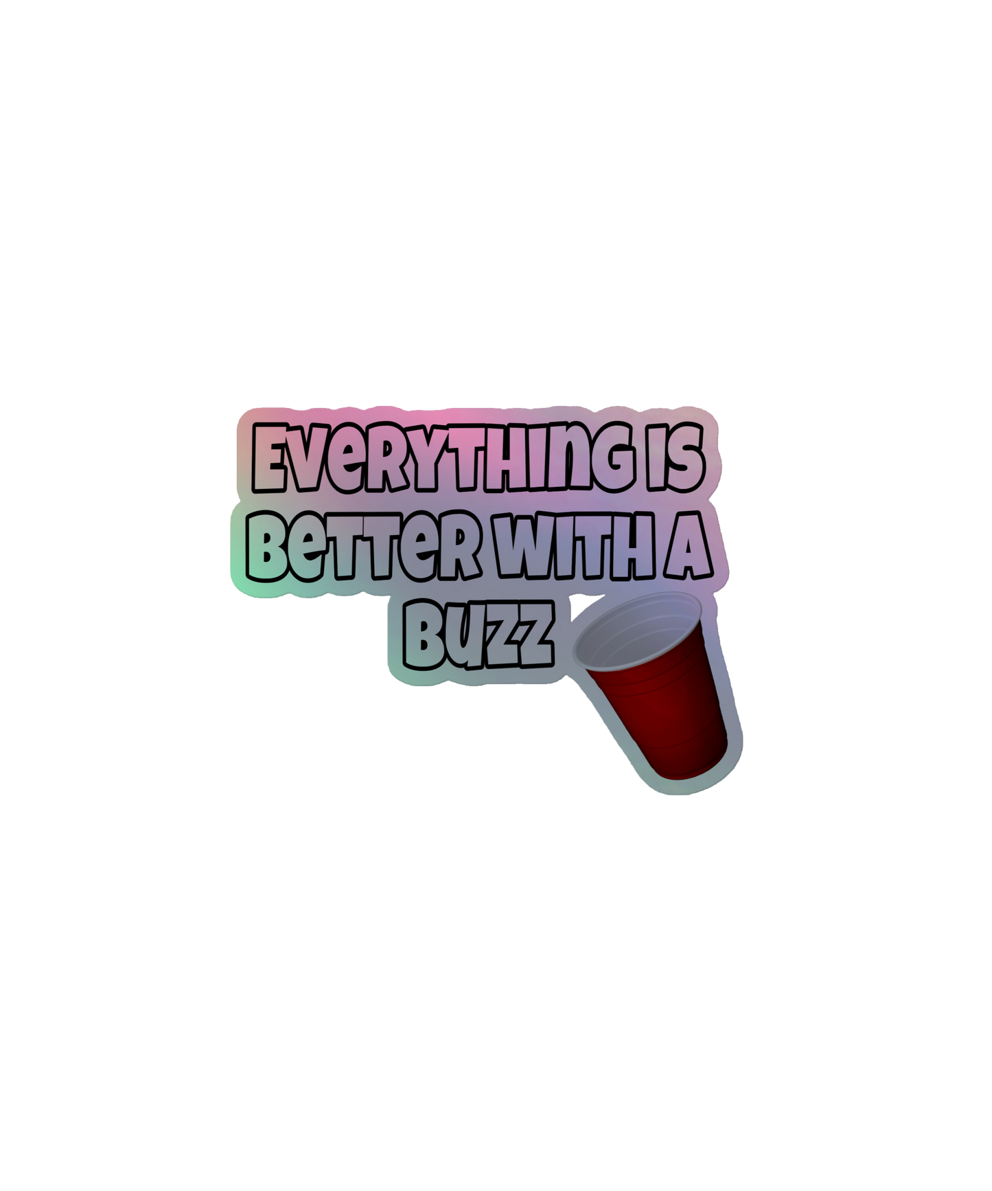 Buzz Holo Sticker