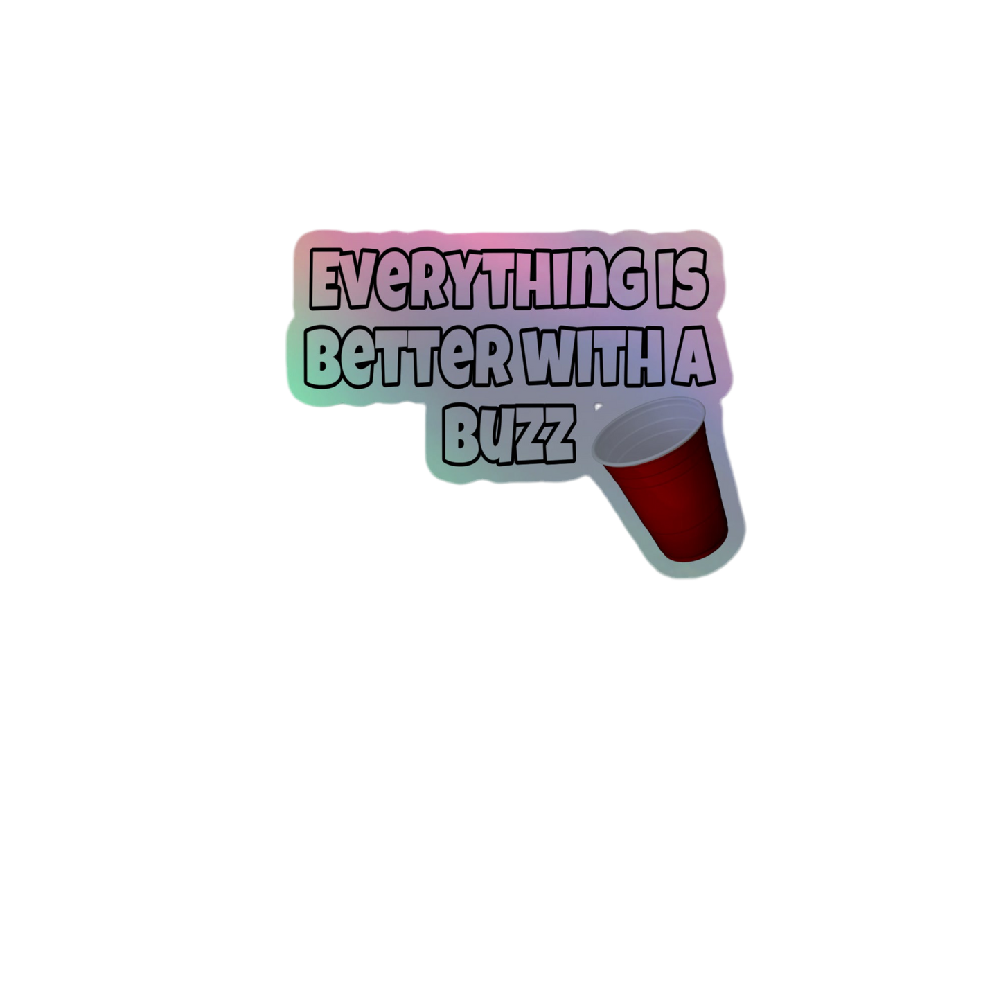 Buzz Holo Sticker
