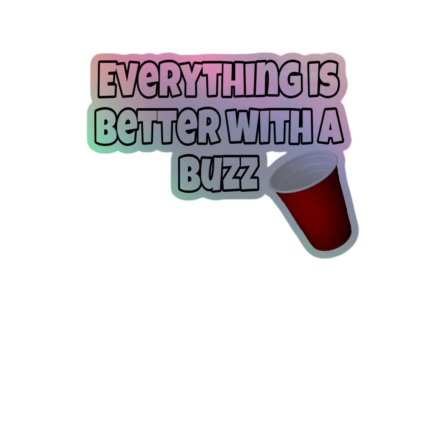 Buzz Holo Sticker